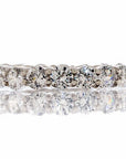 Wholesale 3 Carat Classic Round Cut Cubic Zirconia Eternity Band In White Gold Plated Sterling Silver - Boutique Pavè
